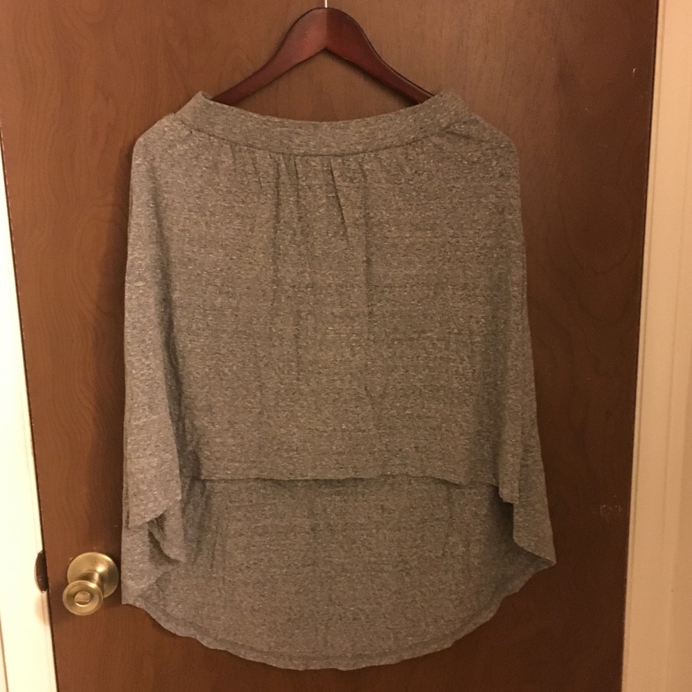 Retro UO Sparkle & Fade High Low Grey Skirt - Picture 2 of 3